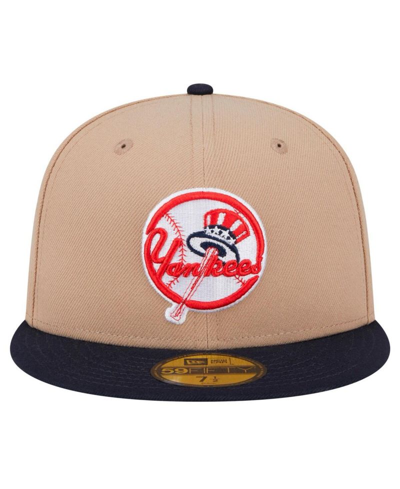 Men's Khaki New York Yankees 59FIFTY Fitted Hat