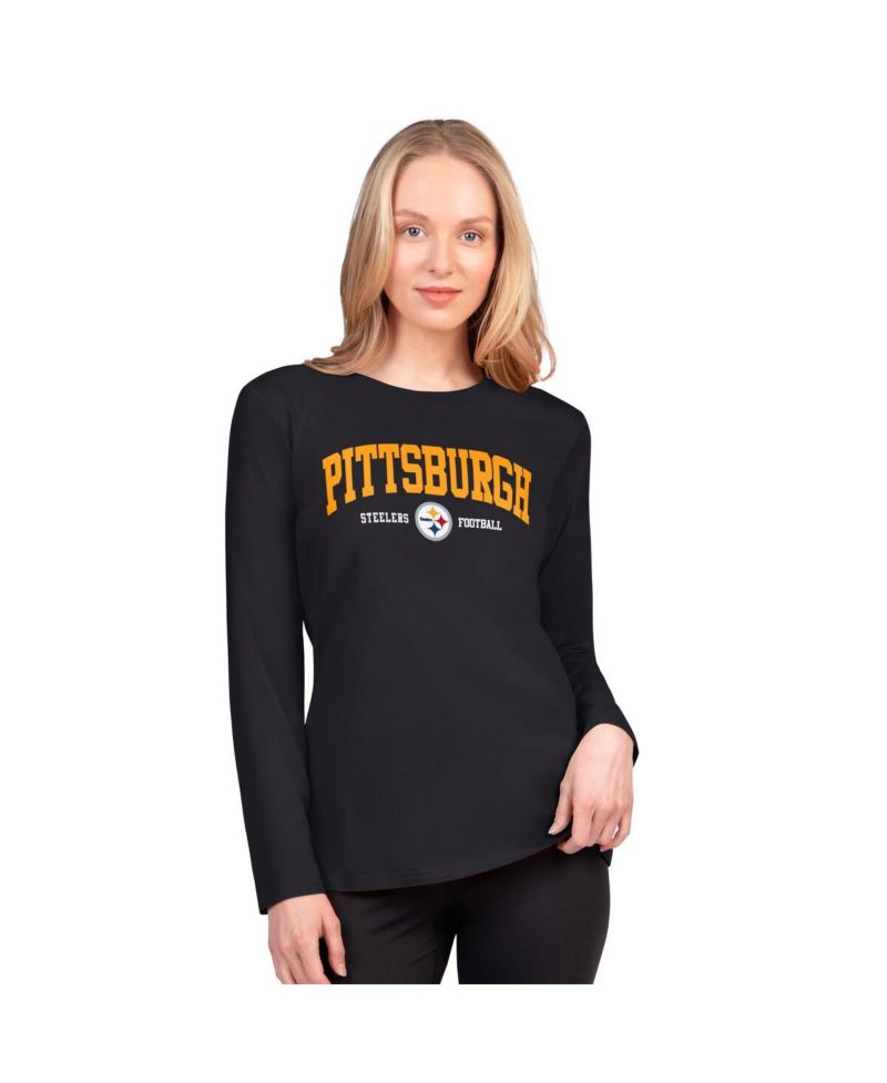Women's Black Pittsburgh Steelers Best Play Long Sleeve T-Shirt