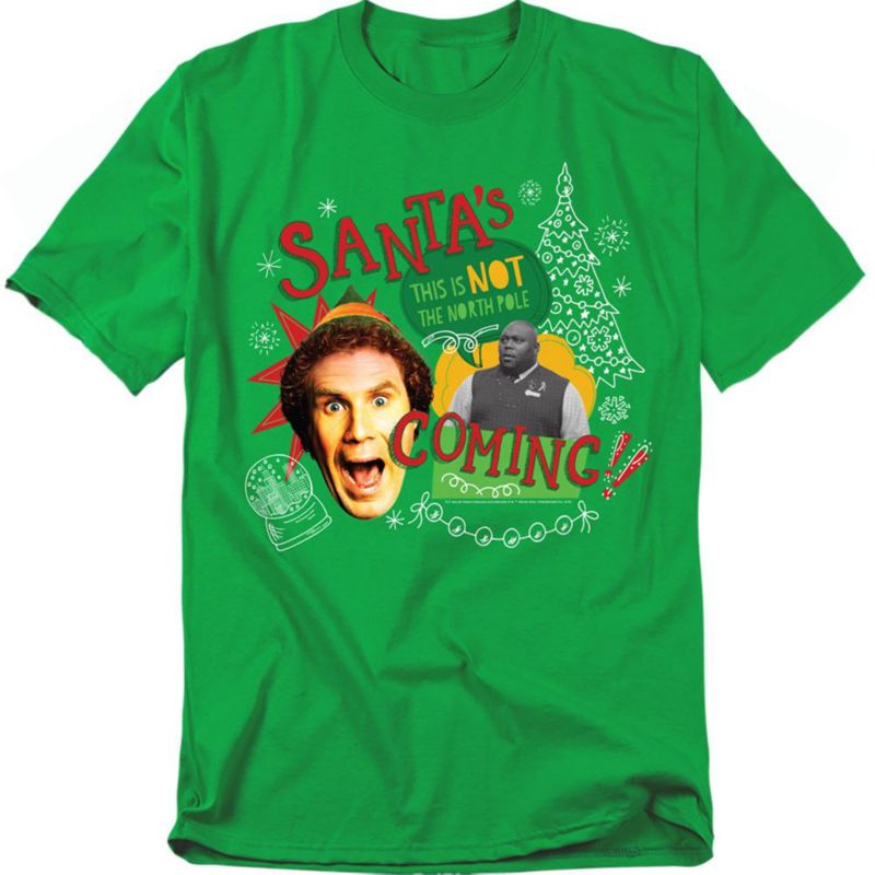 Men's Santa's Coming T Shirt