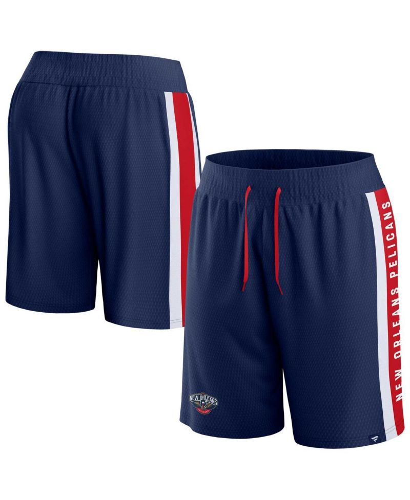 Men's Navy New Orleans Pelicans Referee Iconic Mesh Shorts