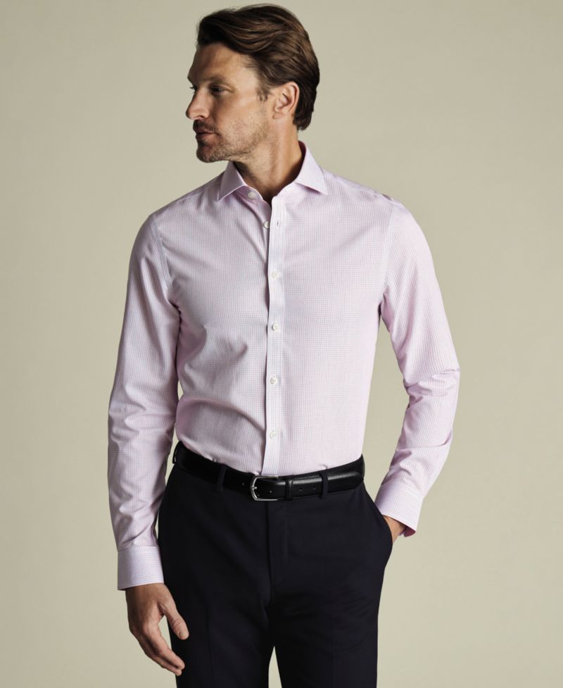 Men's Non-Iron Check Dress Shirt