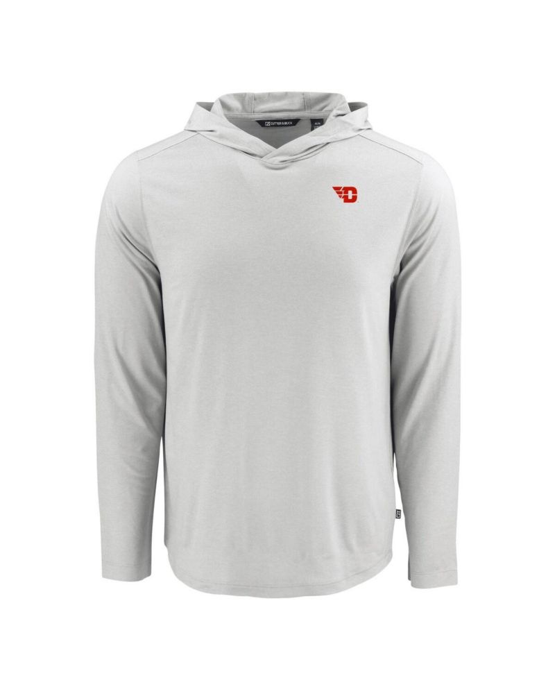 Men's Gray Dayton Flyers Coastline Epic Comfort Eco Long Sleeve Hoodie T-Shirt