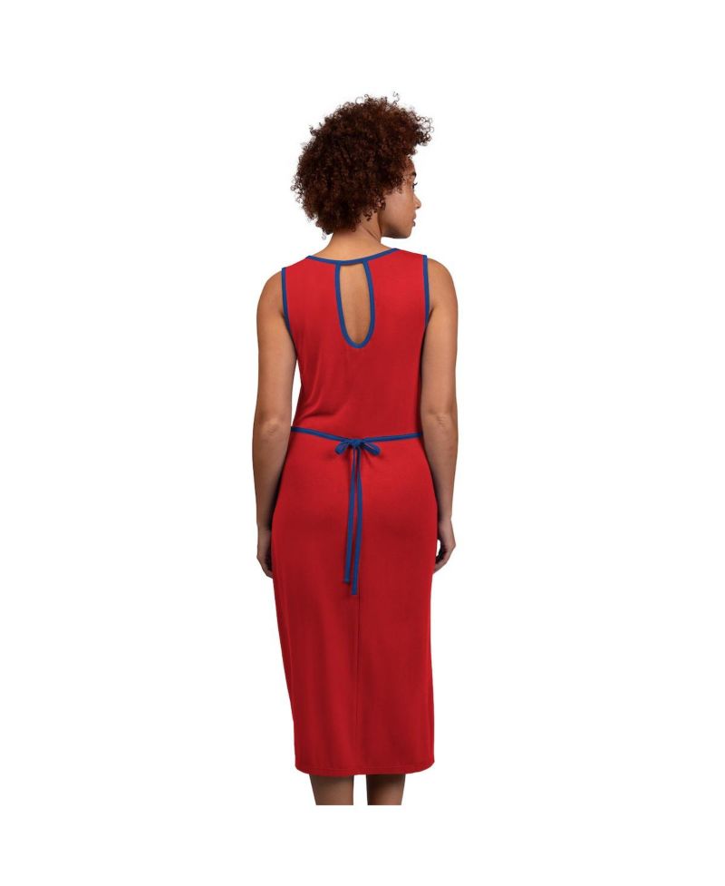 Women's Red Philadelphia Phillies Center Field Maxi Dress