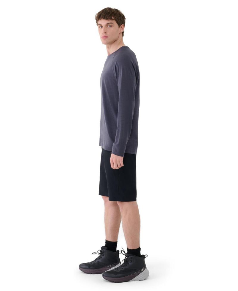 Men's Quick-Dry Trekking Long Sleeve Tee Crewneck Fit