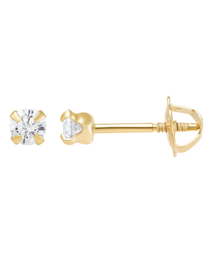 Macy's 2-Piece Stud and Hoop Earrings Set in 10k Yellow Gold