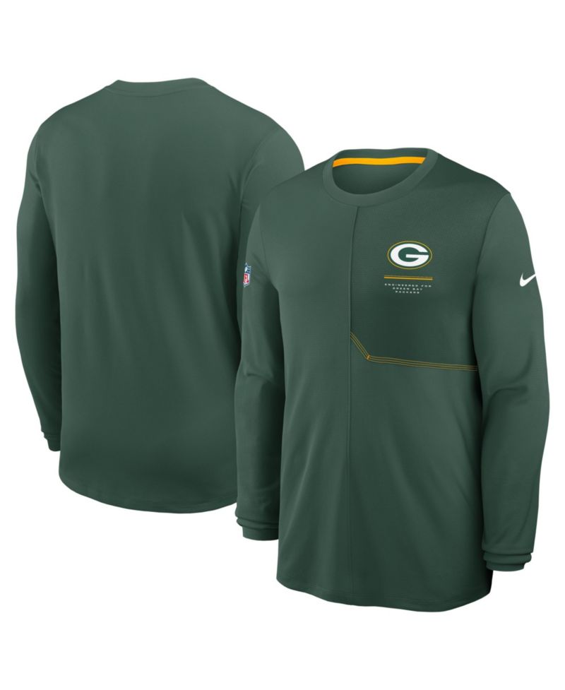 Men's Green Bay Packers Sideline Coaches UV Dri-FIT Long Sleeve T-Shirt