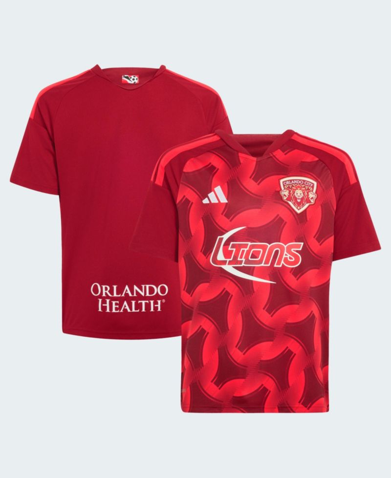 Big Boys and Girls Red Orlando City SC 2026 Archive Replica Jersey