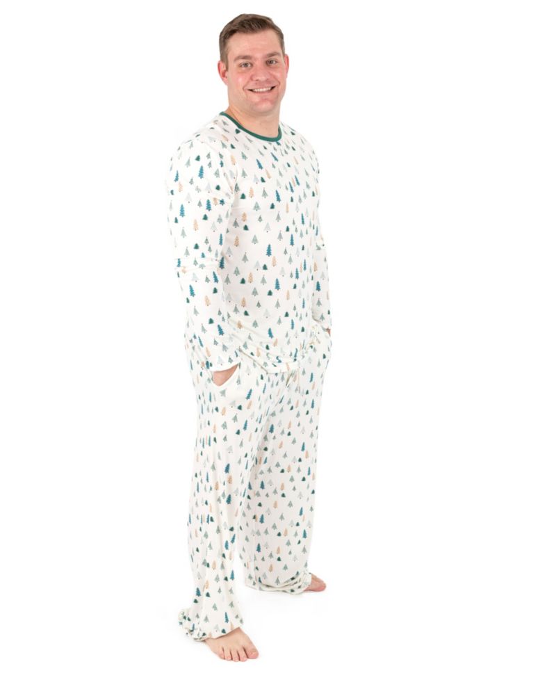 Men’s Two Piece Viscose from Bamboo Holiday Pajamas