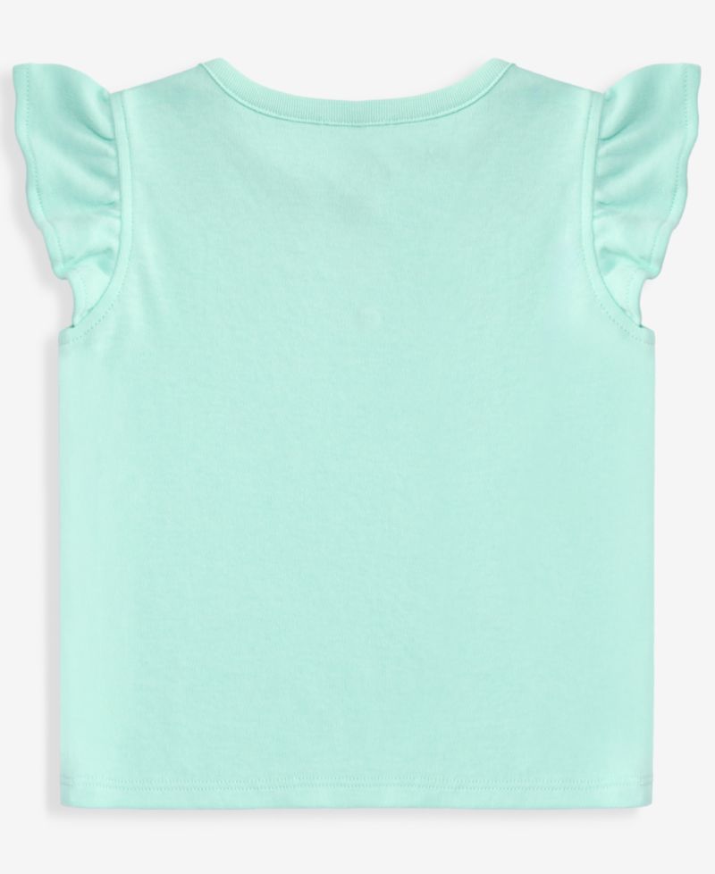 Baby Girls' 3M-24M Mix & Match Turtles Flutter-Sleeve T-Shirt