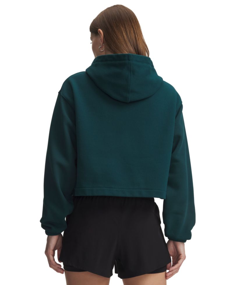 Women's Rival Fleece Lace-Up Cropped Hoodie