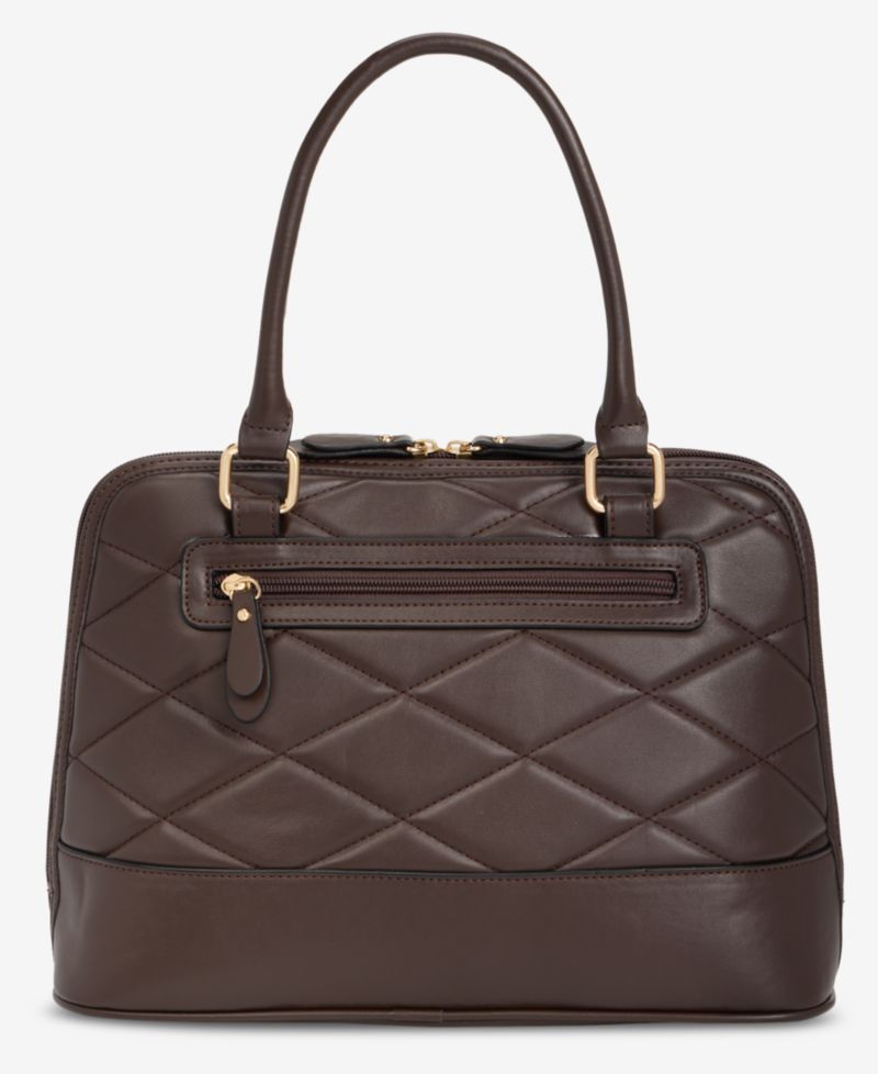 Medium Quilted Dome Satchel