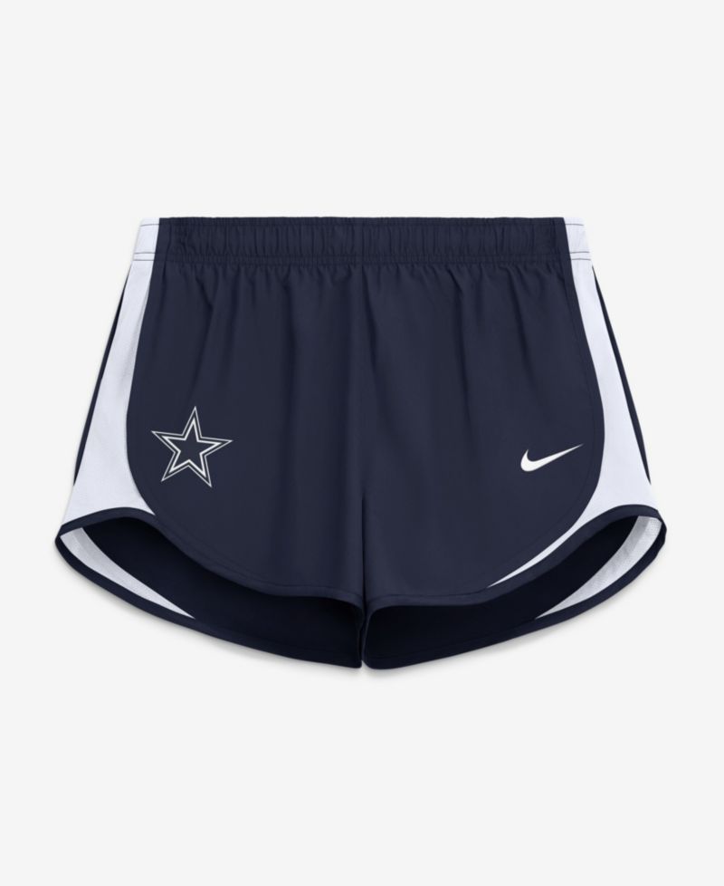 Women's Navy Dallas Cowboys Tempo Mid-Rise Dri-FIT Shorts