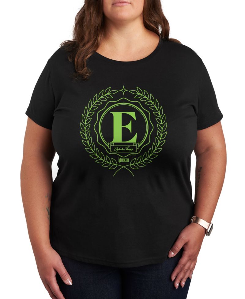 Plus Size Wicked Elphaba E Graphic T-Shirt