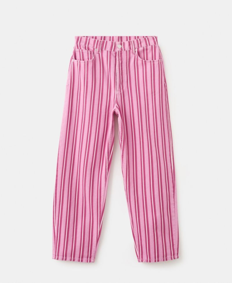 Women's Straight-Fit Striped Jeans
