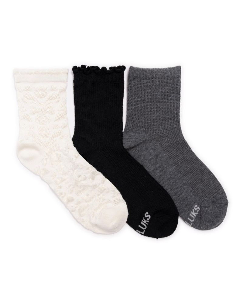 Women's 3 Pair Pack Whisper Soft Crew Socks