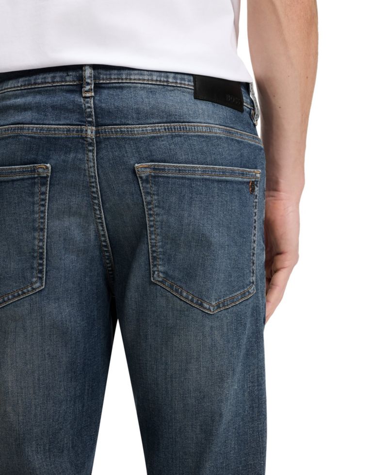Men's Stretch-Cotton Blend Slim-Fit Jeans