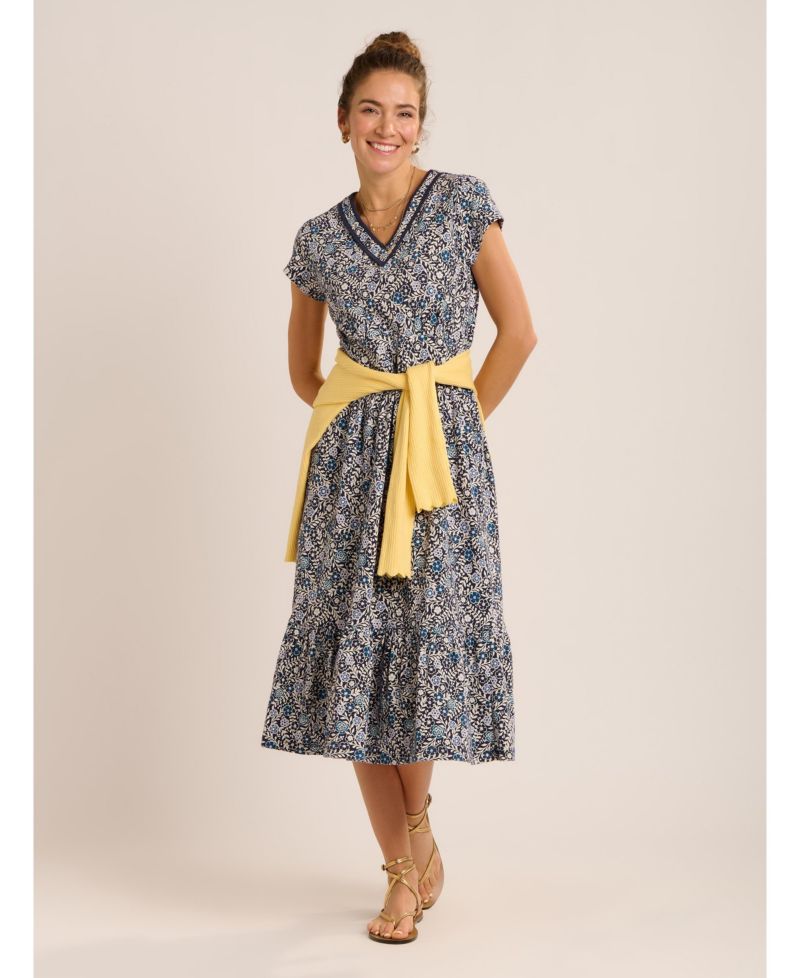 Women's Lucia Tiered Midi Dress