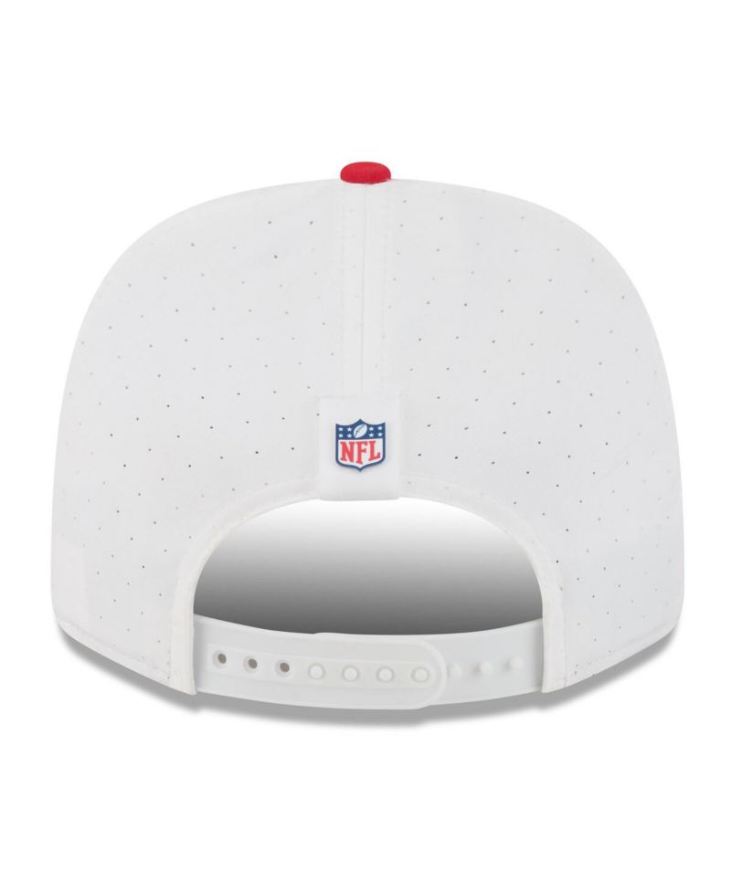 Men's White/Red Kansas City Chiefs 2025 NFL Training Camp 9SEVENTY Adjustable Hat