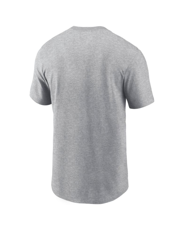 Men's Gray Georgia Bulldogs Legacy Stacked Established T-Shirt