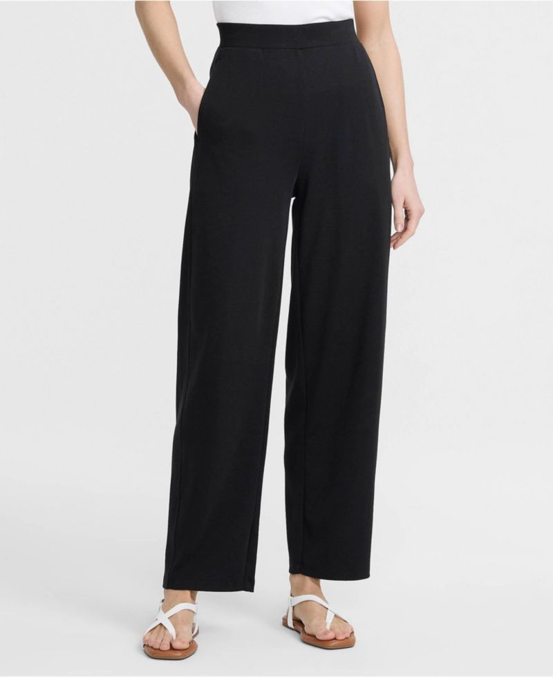 Women's Sport Knit High Rise Barrel Ankle Pants