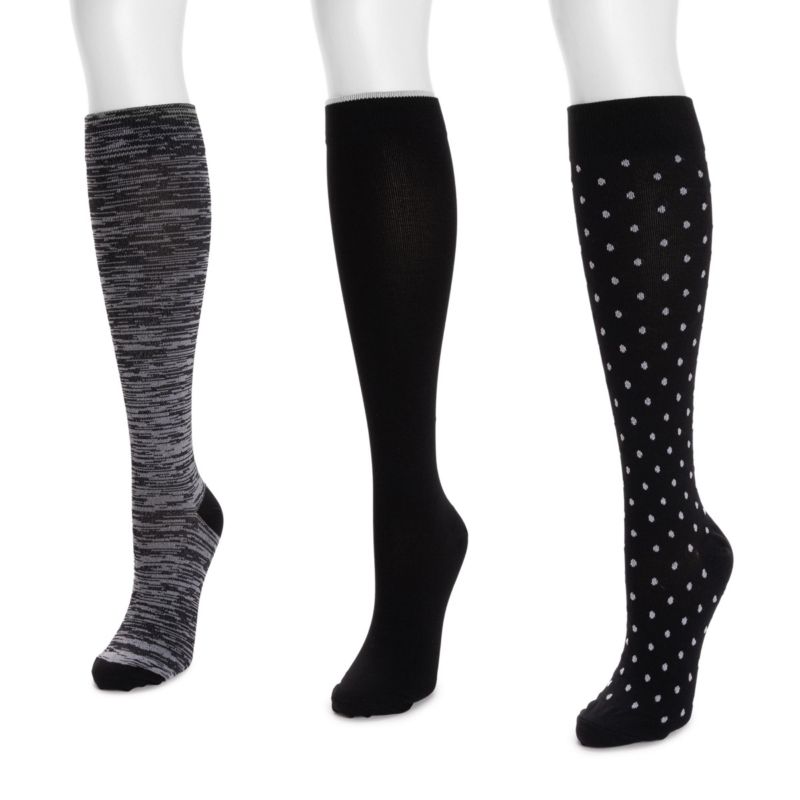 Women's 3 Pair Pack Compression Socks