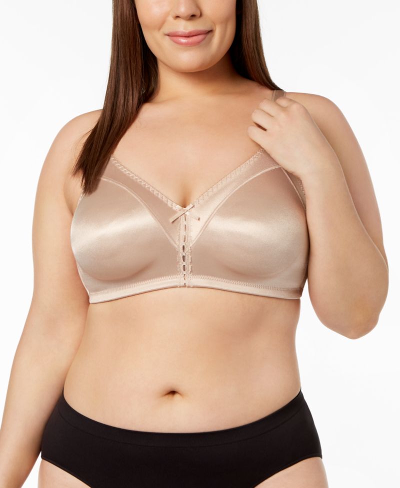 Women's Double Support Tailored Wireless Lace Up Front Bra 3820