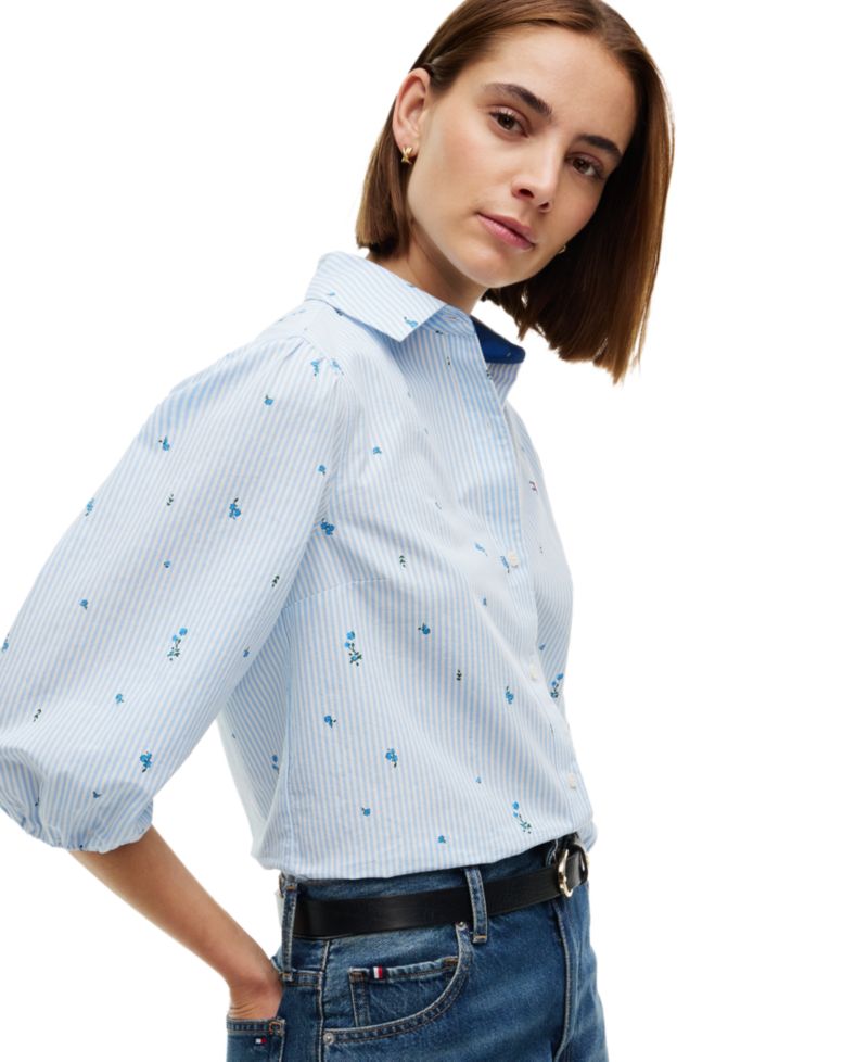Women's Printed 3/4-Sleeve Shirt