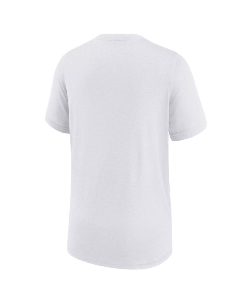 Big Boys and Girls White Minnesota Vikings Icon Legend T-Shirt