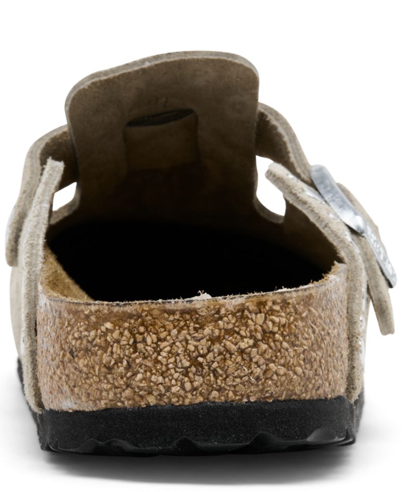 Women's Boston Rivets Suede Leather Clogs from Finish Line