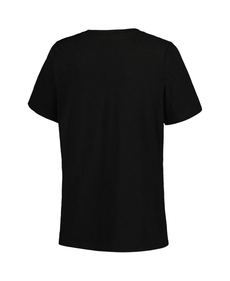 Women's Black Halloween Graphic T-shirt