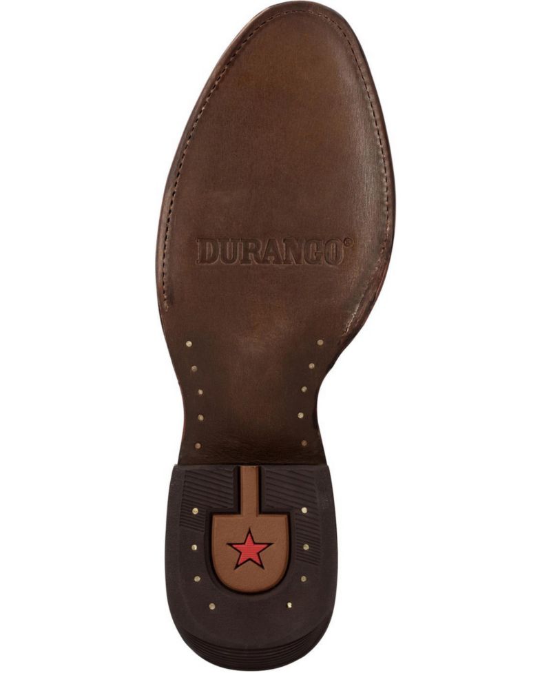Men's Santa Fe Full-Grain Leather Mid-Calf Round Toe Boots