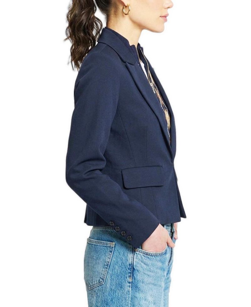 Women's Astrid Argyle Sweater Dickey Jacket Blazer