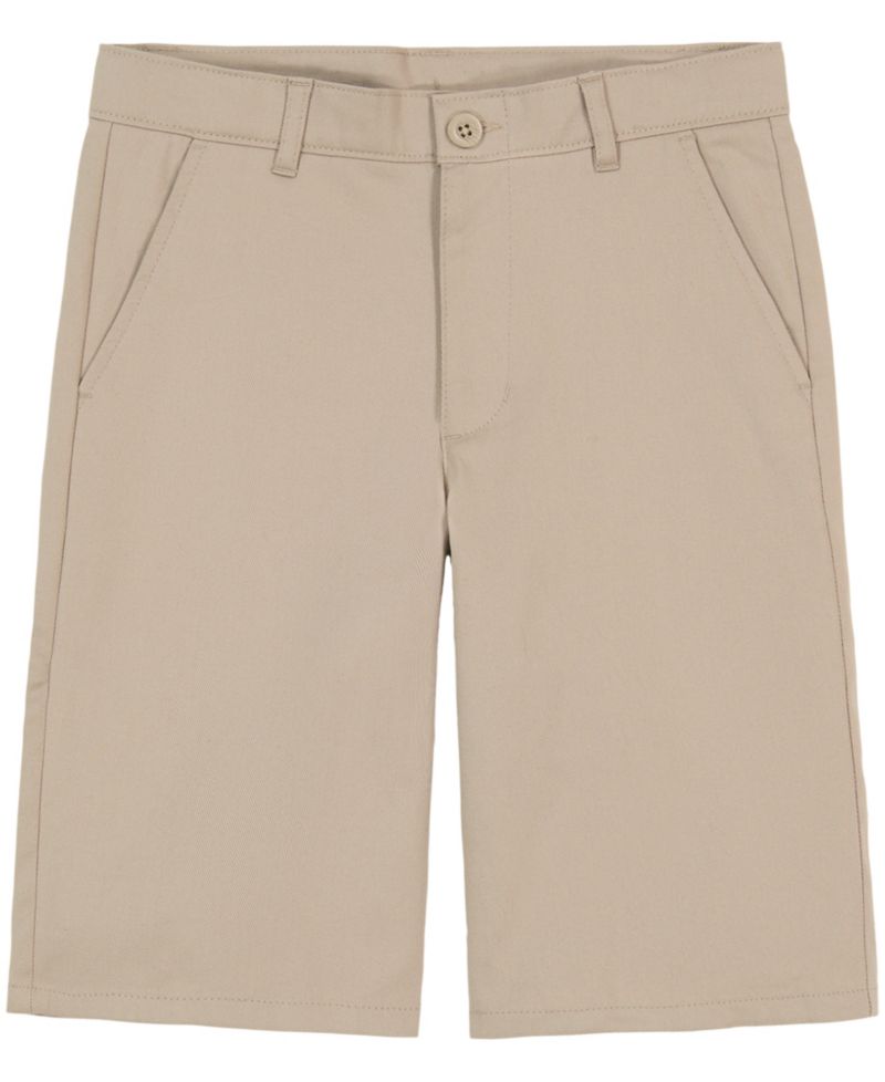 Little Boys Uniform Hunter Flat-Front Stretch Twill Shorts