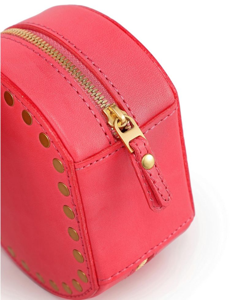 Leather Jewelry Box - Round