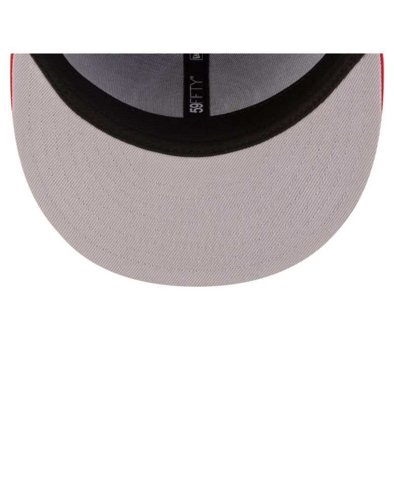Men's Blue/Red Detroit Pistons 80s Throwback 59FIFTY Fitted Hat