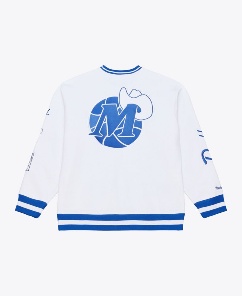Men's White Dallas Mavericks Arctic Fleece Sweatshirt