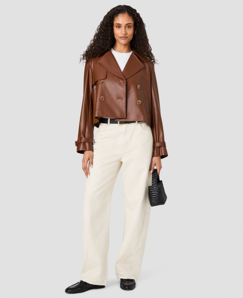 Women's Porto Button-Front Cropped Jacket