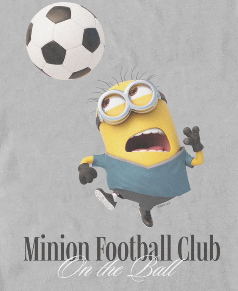 Men's Soccer Minion Graphic T-Shirt