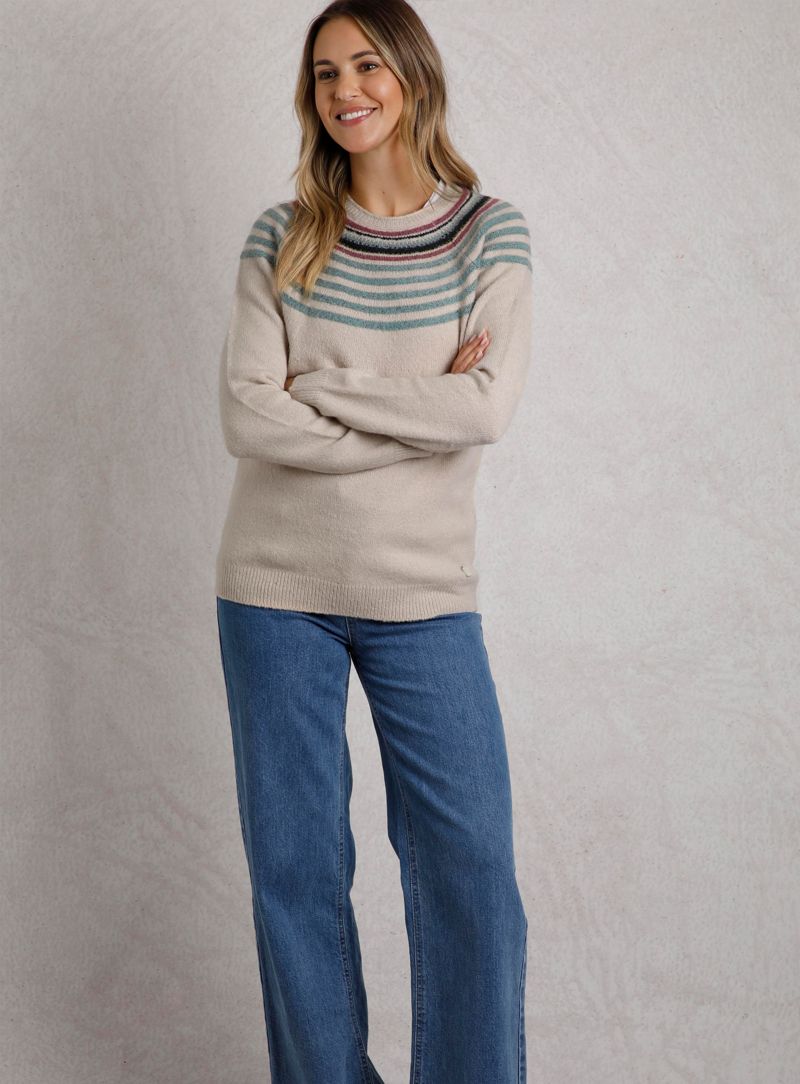 Women's Sinatra Patterned Knit Sweater