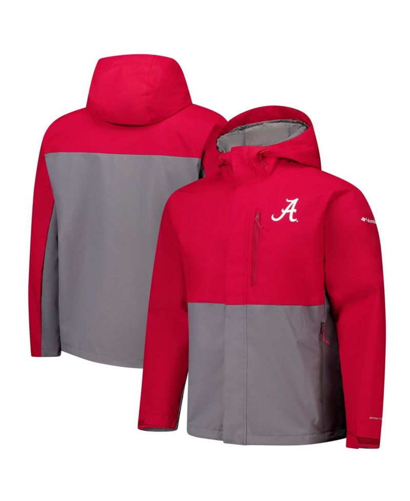 Men's Crimson Alabama Crimson Tide Field Bound Omni-Tech Full-Zip Jacket