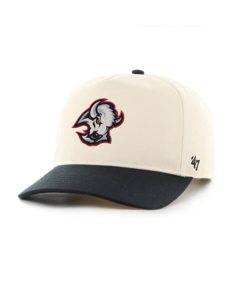 Men's Cream/Black Buffalo Sabres Logo Hitch Adjustable Hat
