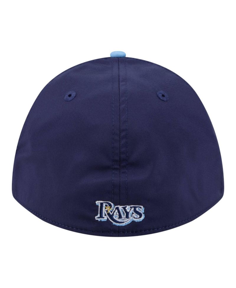 Men's Navy/Light Blue Tampa Bay Rays Rope M-Crown A-Frame 39THIRTY Flex Hat