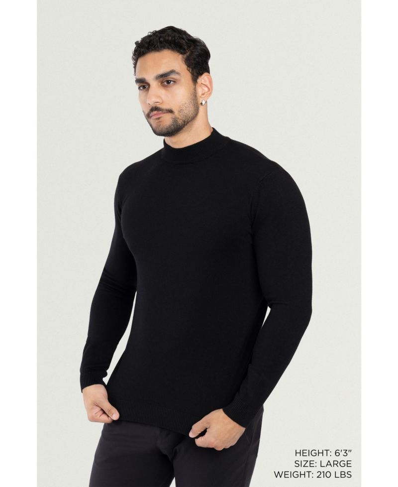 Big & Tall Mock Neck Sweater