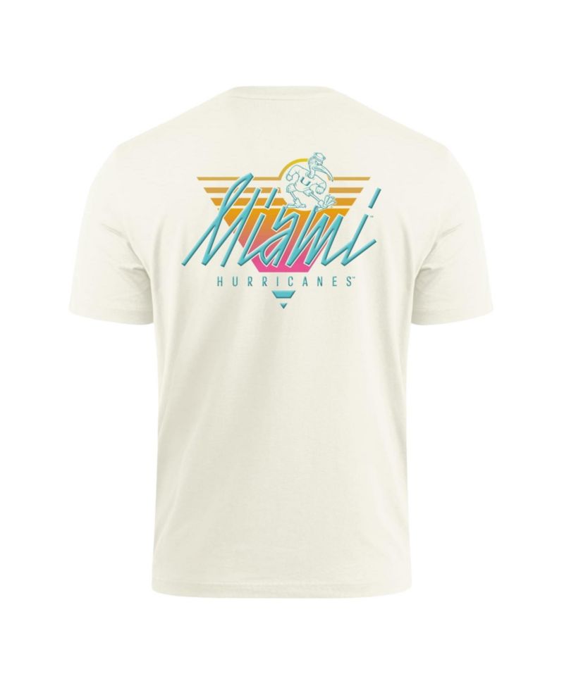 Men's Natural Miami Hurricanes Elevated Fan T-Shirt