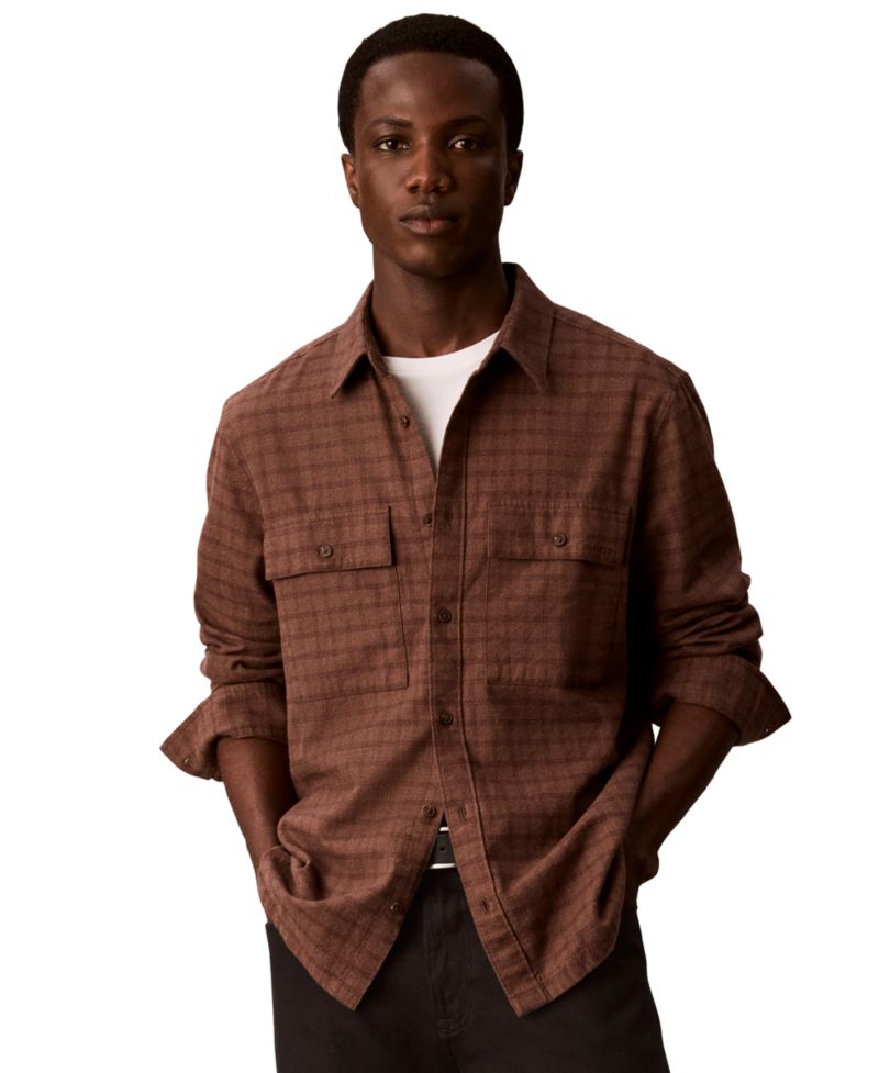 Men's Check Flannel Classic-Fit Shirt