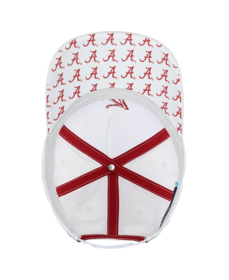 Men's and Women's White Alabama Crimson Tide The Sideline Adjustable Hat