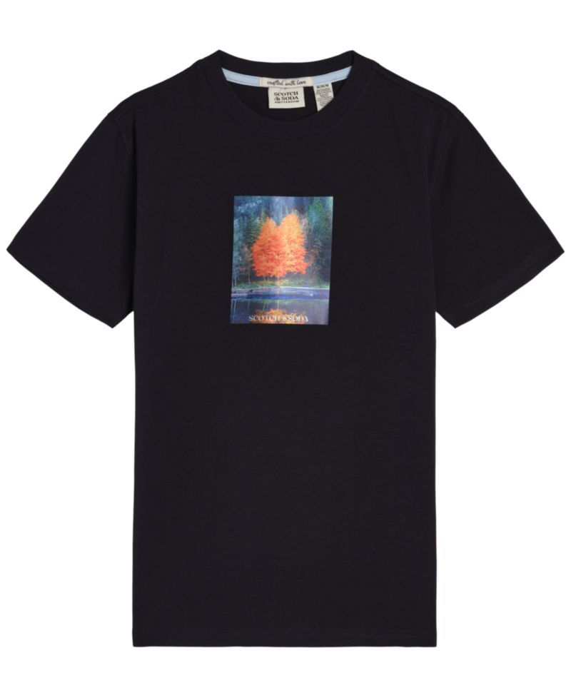 Boys' 8-20 Graphic Cotton T-Shirt