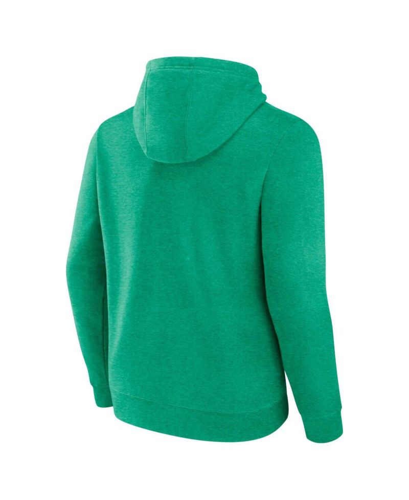 Men's Kelly Green Distressed Philadelphia Eagles Gridiron Classics Go Birds Vintage-Like Arch Pullover Hoodie