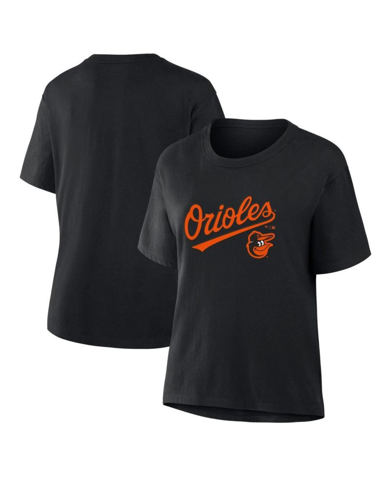Women's Black Baltimore Orioles Lockup Legacy T-Shirt