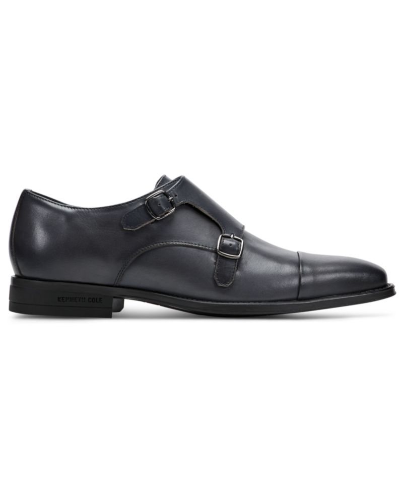 Men's Charles Leather Double Monk Strap Dress Shoes